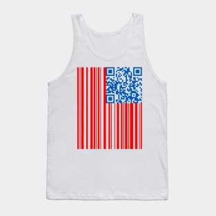 USA Bar Code Tank Top